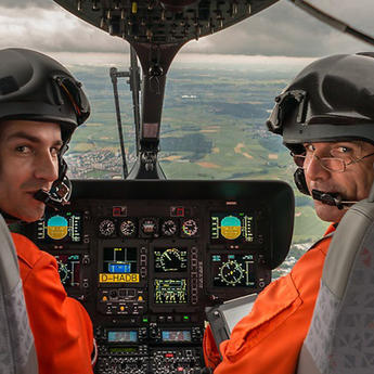 Flight training at Airbus Helicopters