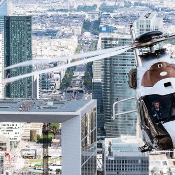 Helicopter sound footprint