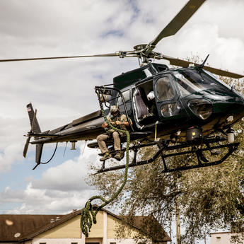 The AH-125 and MH-125 can be reconfigured quickly.