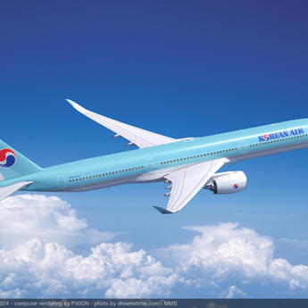 Korean Air A350-1000 Rendering