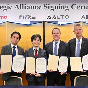 Members of the HAPS JAPAN Consortium, AALTO and Airbus signed the Tokyo Stratospheric Declaration on 29 May 2024