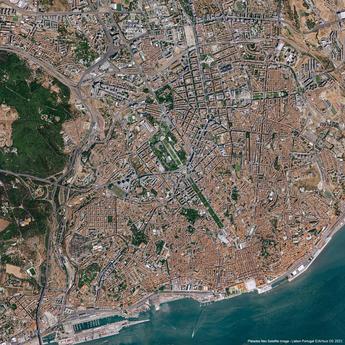 Lisbon, Portugal Satellite image from Pléiades Neo
