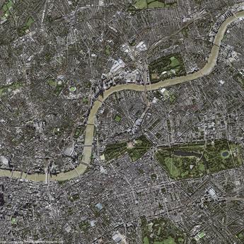 London City, United Kingdom Satellite image from Pléiades Neo
