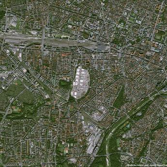 Satellite image of Munich from Pléiades Neo