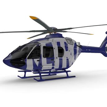 Digital rendering of Metro Aviation's Airbus H140