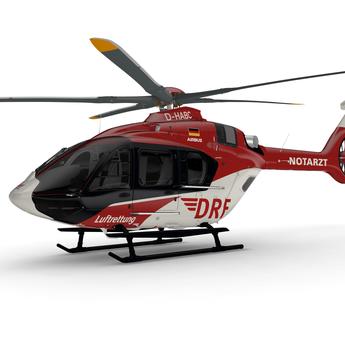 Digital rendering of DRF's Airbus H140