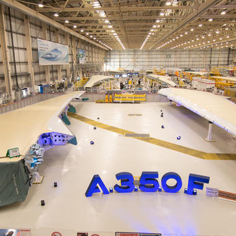 airbus a350f first wingset broughton