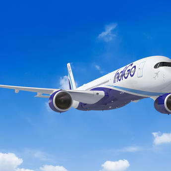 Rendering of A350-900 in IndiGo livery