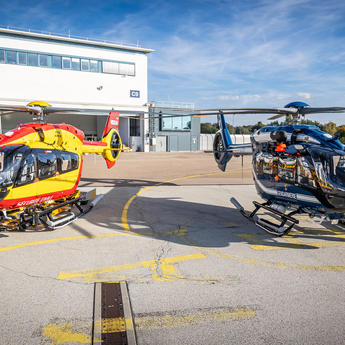  French Sécurité Civile and Gendarmerie Nationale H145 helicopters