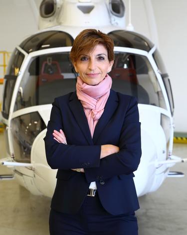 Charlotte Pedersen, CEO of Luxaviation Helicopters