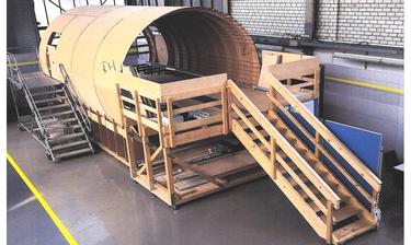 Wooden mockup
