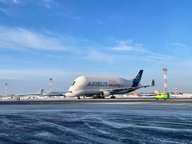 Beluga_Transport_Novosibirsk_Airport_on_Ground