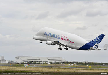 picture: Beluga take off Hotbird13G