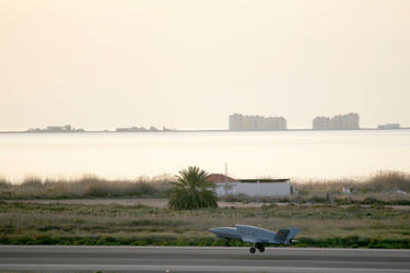 The Barracuda takes off on its maiden flight The Barracuda takes off on its maiden flight