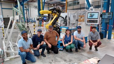 The R&T team responsible for developing the MSDR in Toulouse, France.