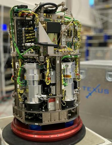 Reduced volume makes payload more complex - Copyright Airbus Texus 57 experiment - Copyright Airbus