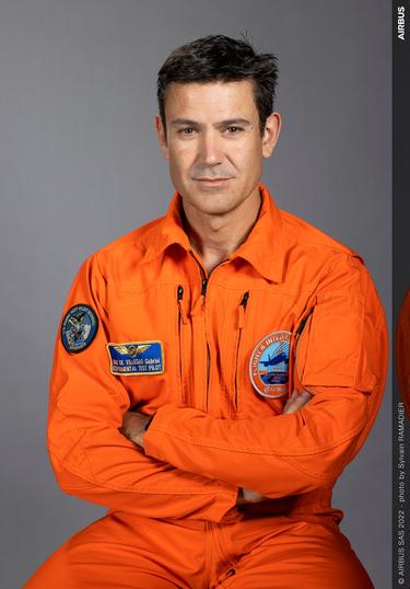 Test pilot, Gabriel DIAZ DE VILLEGAS GIRON Test pilot, Gabriel DIAZ DE VILLEGAS GIRON