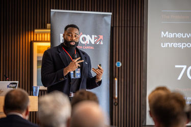 Ashley Johnson is Founder and CEO of Applied Atomics and works on a propulsion system that uses water as fuel. © Applied Atomics Ashley Johnson is Founder and CEO of Applied Atomics and works on a propulsion system that uses water as fuel. © Applied Atomics