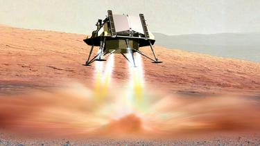Artist view: Exomars landing Artist view: Exomars landing