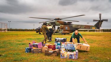 NH90s delivered vital supplies following the devastating floods in Spain NH90s delivered vital supplies following the devastating floods in Spain