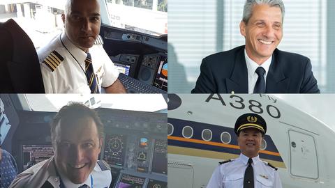 Behind the scenes with Airbus A380 pilots