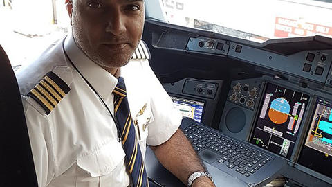 Ali Kashwani A380 captain Emirates