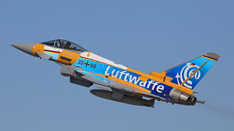 Eurofighter in flight