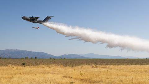 Airbus successfully tests firefighting kit on A400M