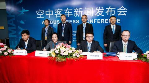Airbus signed agreement with Xiamen Airlines, Zhejiang Loong Airlines and Colorful Guizhou Airlines to promote the use of sustainable aviation fuel (SAF) for commercial flights in China