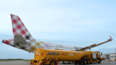 Airbus and Volotea are now fuelling Airbus’ internal shuttle service with a SAF blend. Copyright: Jan Justus Cordes.