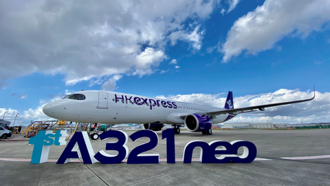 HK Express 1st A321neo delivery