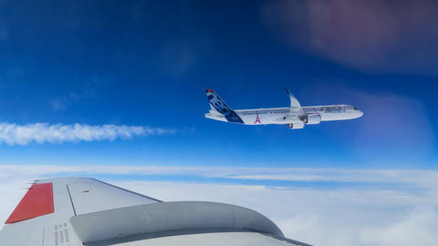 Airbus’ most popular aircraft takes to the skies with 100% sustainable aviation fuel