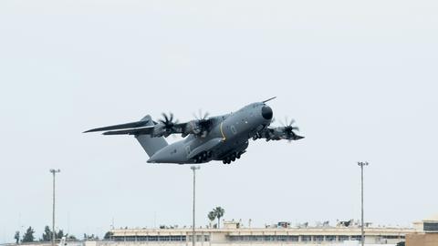 Delivery Ferry A400M Take off