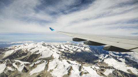 A330 in flight at Toluca & La Paz