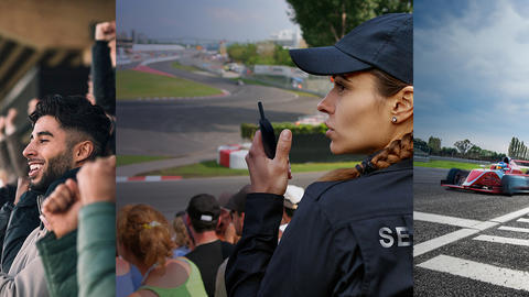 securing the f1 race in Abu Dhabi