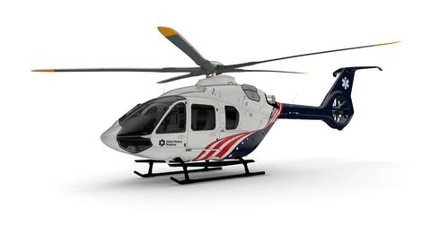 Digital rendering of GMR's Airbus H140