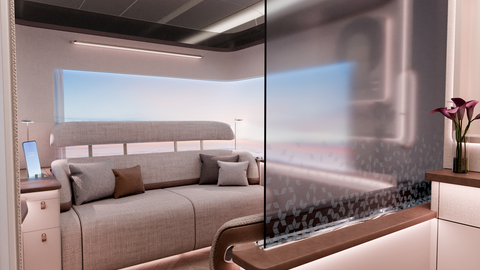 First Class Experience concept for A350-1000