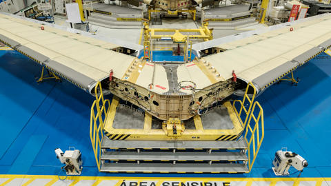 First horizontal stabiliser for the A350F freighter in Spain