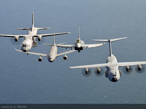 Airbus Military Formation Flight