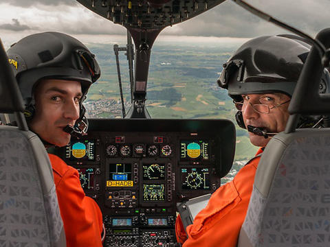 Flight training at Airbus Helicopters