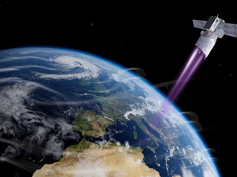 The Airbus-built Aeolus satellite-stage