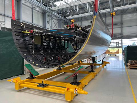 Thermoplastic Fuselage Demonstrator Section