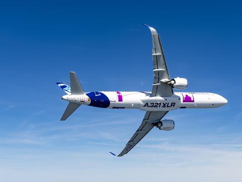 A321XLR flying