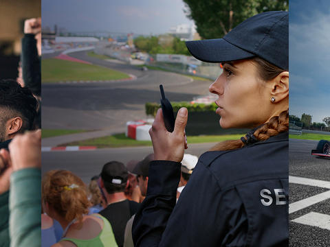 securing the f1 race in Abu Dhabi