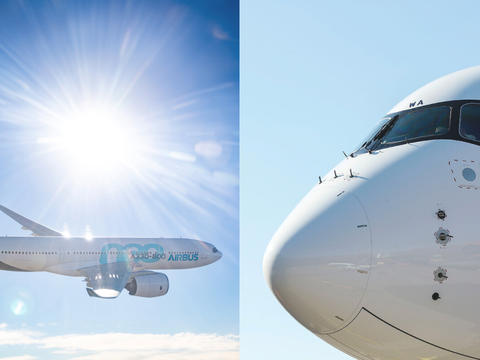 View of a plane