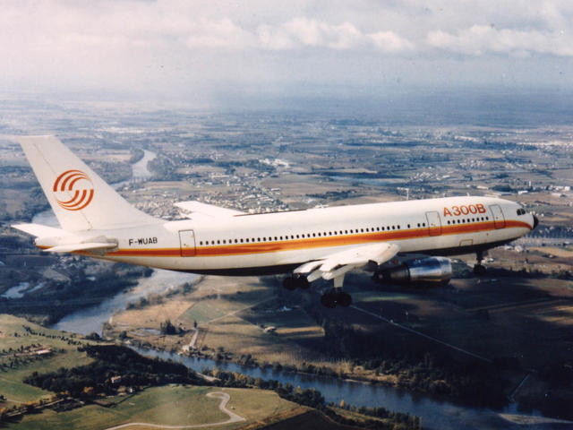 A300B in flight A300B in flight