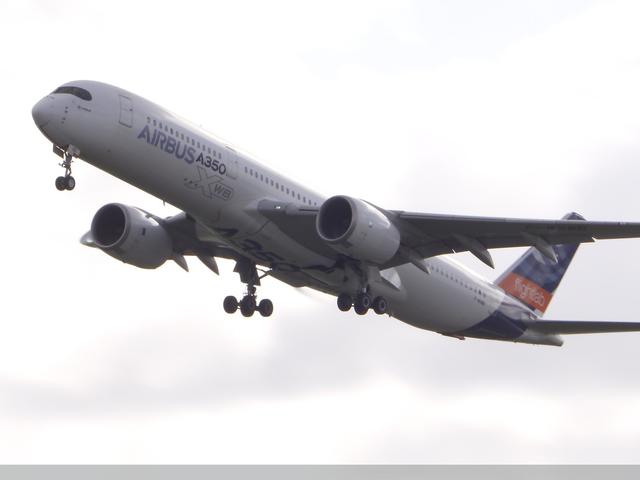 An A350 fuelled by 100% SAF just took off