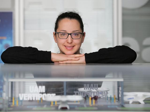 Mona Moren is involved with the CityAirbus demonstrator vehicle integration with Airbus Helicopters