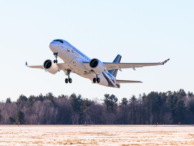 Newly launched ACJ TwoTwenty completes first flight