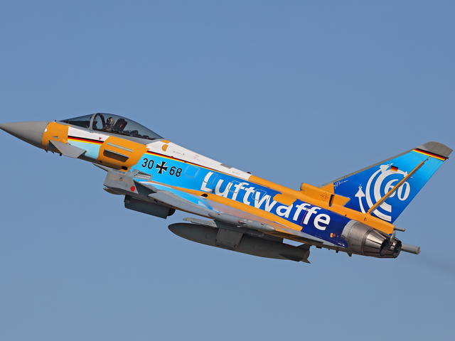 Eurofighter in flight